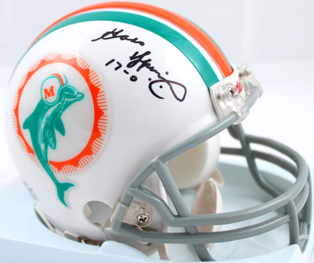 Garo Yepremian Autographed Miami Dolphins 1972 Mini Helmet W/17-0- JSA –  The Jersey Source