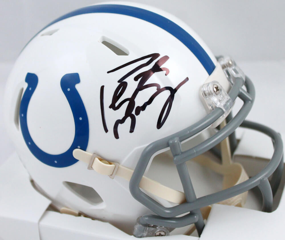 Peyton Manning Indianapolis Colts Autographed Riddell Lunar