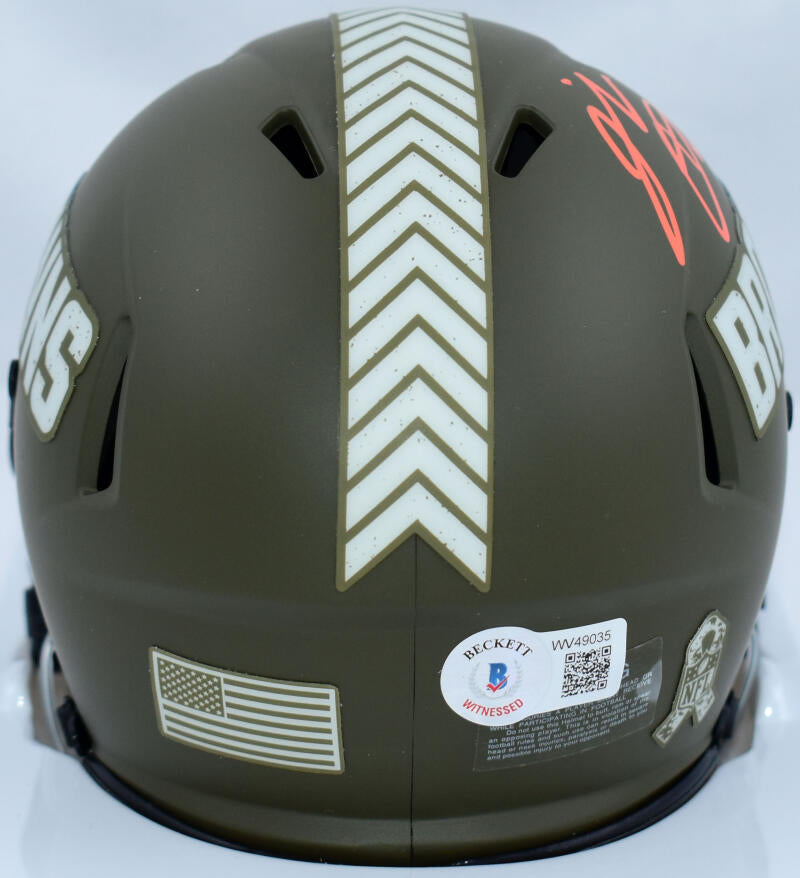 Riddell Cleveland Browns 2023 Salute to Service Speed Mini Helmet