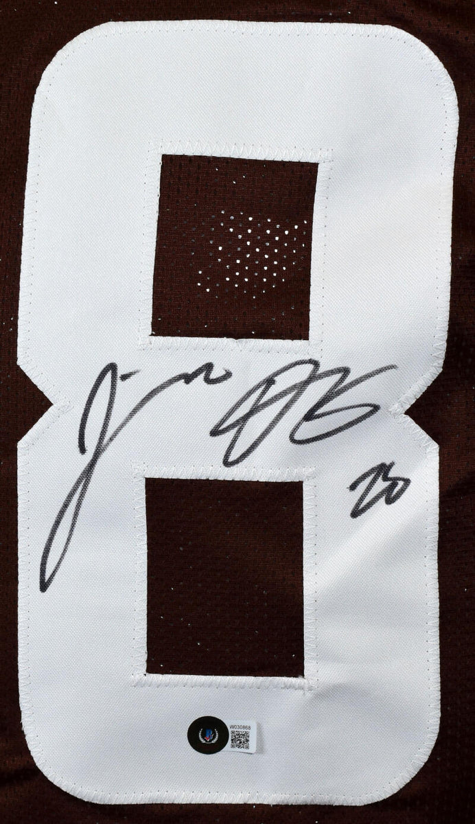 The Jersey Source Jeremiah Owusu-Koramoah Autographed Brown Pro Style Jersey- Ba W Hologram *Black