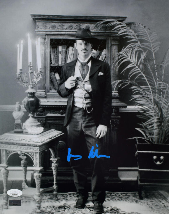 Val Kilmer Autographed Tombstone 11x14 B/W Photo -JSA *Blue Image 1