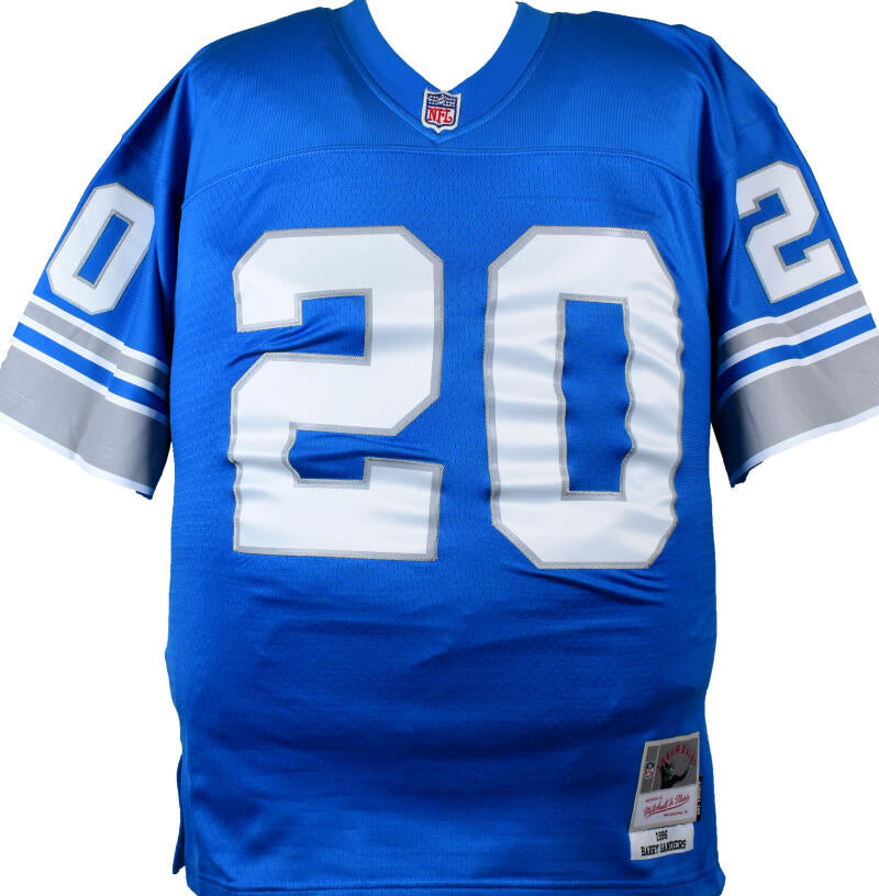 Barry Sanders Detroit Lions Mitchell & Ness 1996 Replica Jersey - Blue