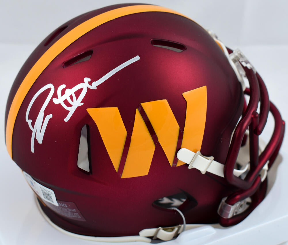 washington commanders riddell speed mini helmet