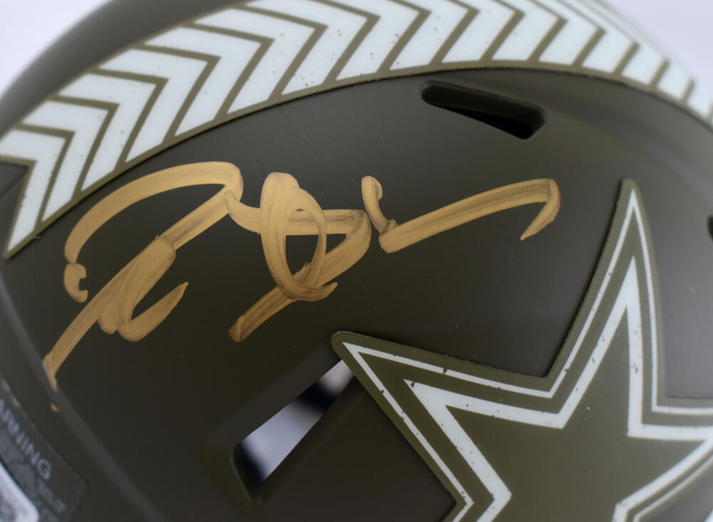 Deion Sanders Autographed Ravens Salute to Service Speed Mini