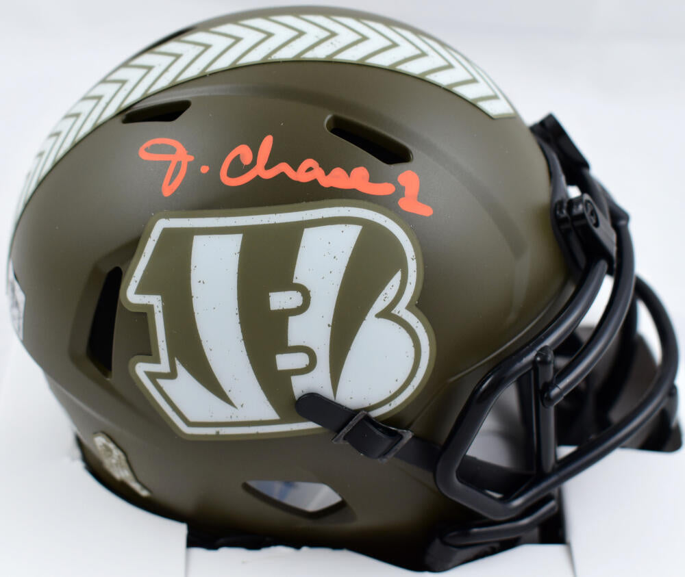 Ja'Marr Chase Autographed Cincinnati Bengals Salute to Service Speed M –  The Jersey Source