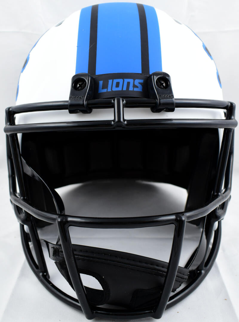 Detroit Lions Helmet Riddell Replica Full Size Speed Style On