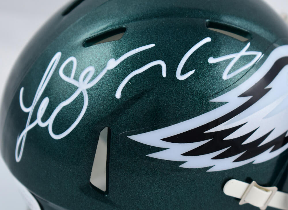 LESEAN MCCOY # 25 - Signed Philadelphia Eagles - Mini Helmet - JSA Certified