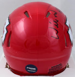 Willie Roaf Autographed Kansas City Chiefs Speed Mini Helmet w/HOF- Prova *Black Image 3