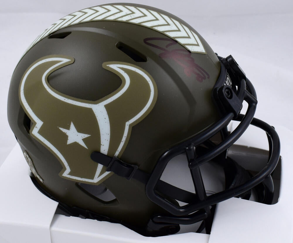 Houston Texans NFL Salute to Service Riddell Speed Mini Helmet