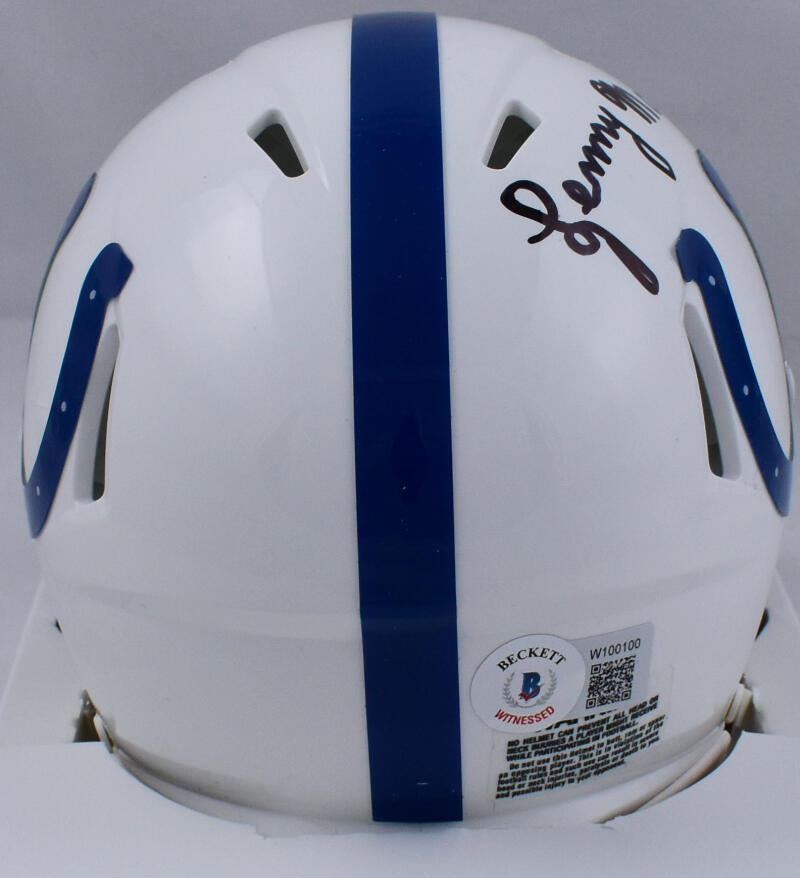 Lenny Moore Autographed Baltimore Colts Speed Mini Helmet W/HOF-Becket –  The Jersey Source