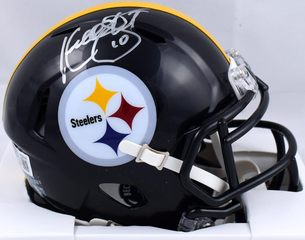 Kordell Stewart Signed Steelers Flash Speed Mini Helmet (Beckett