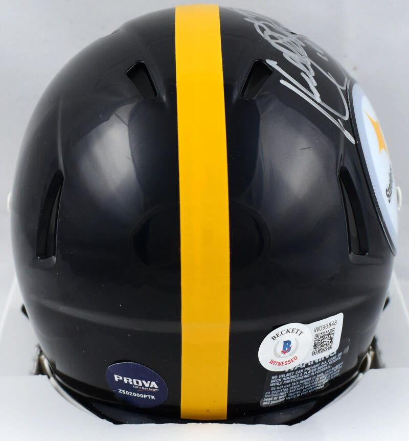 Kordell Stewart Signed Steelers Flash Speed Mini Helmet (Beckett