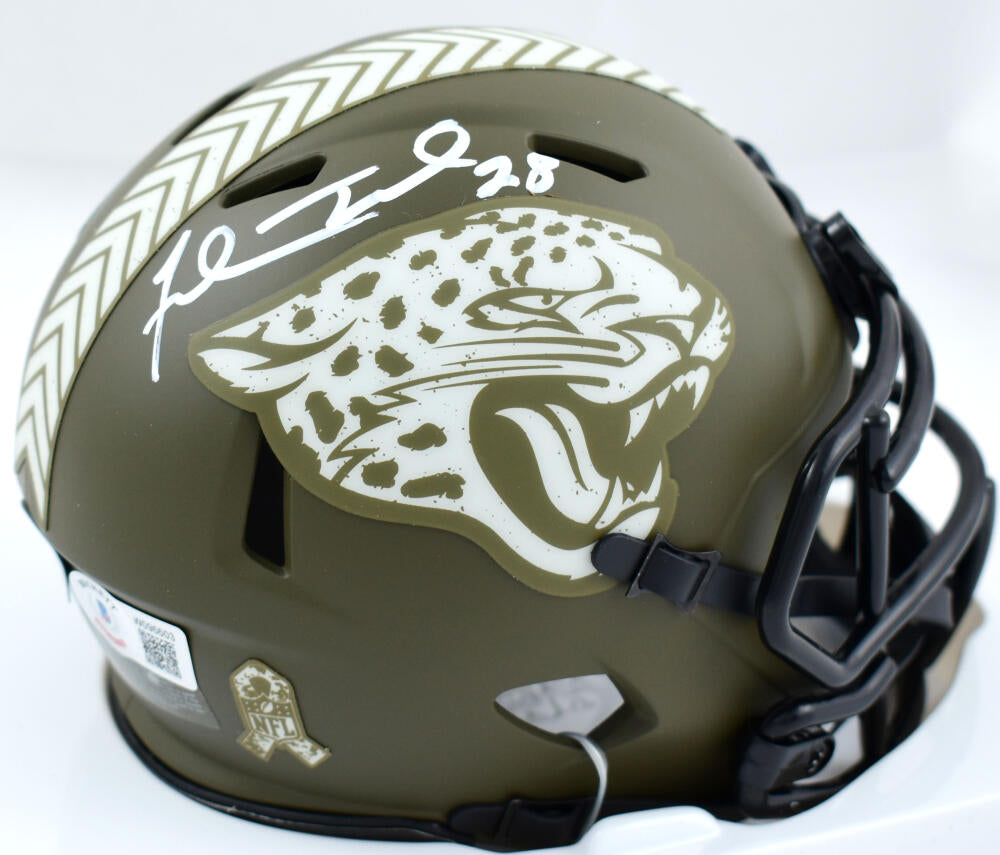 Fred Taylor Autographed Jacksonville Jaguars Lunar Speed Mini