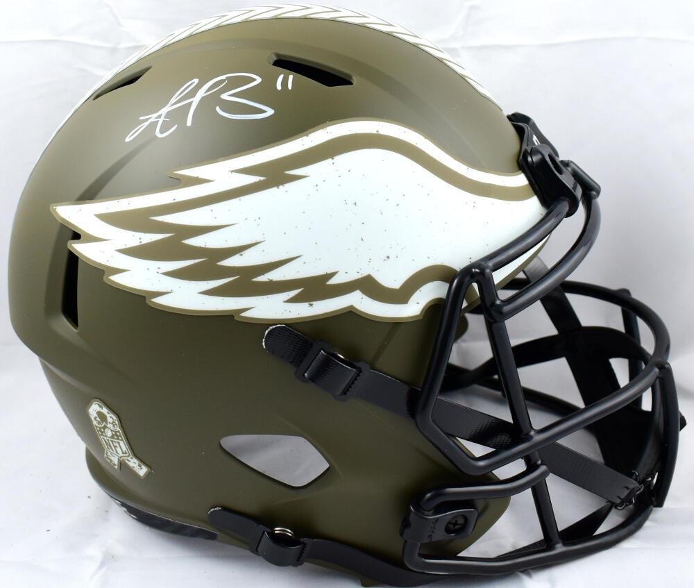 AJ Brown Philadelphia Eagles Autographed Salute to Service