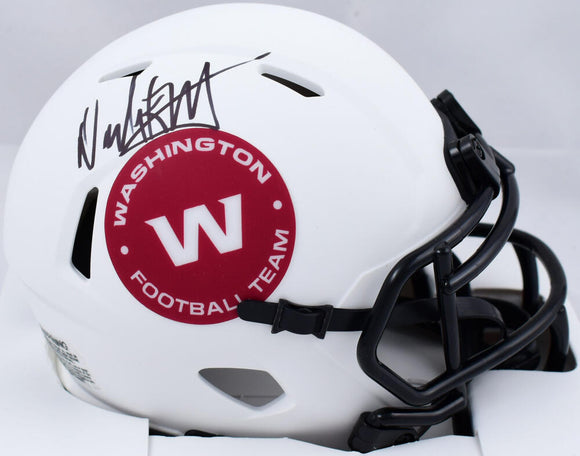 Dexter Manley Autographed Washington Football Team Lunar Speed Mini Helmet - Prova *Black Image 1