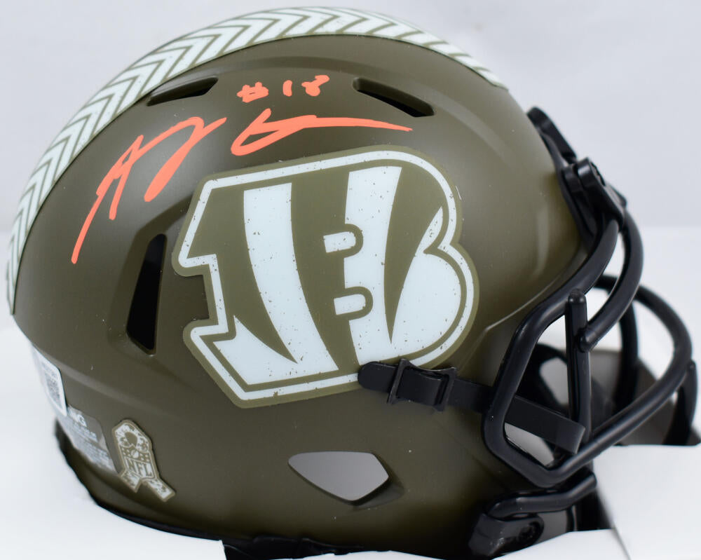 Joseph Ossai Cincinnati Bengals Autographed Speed Mini Helmet