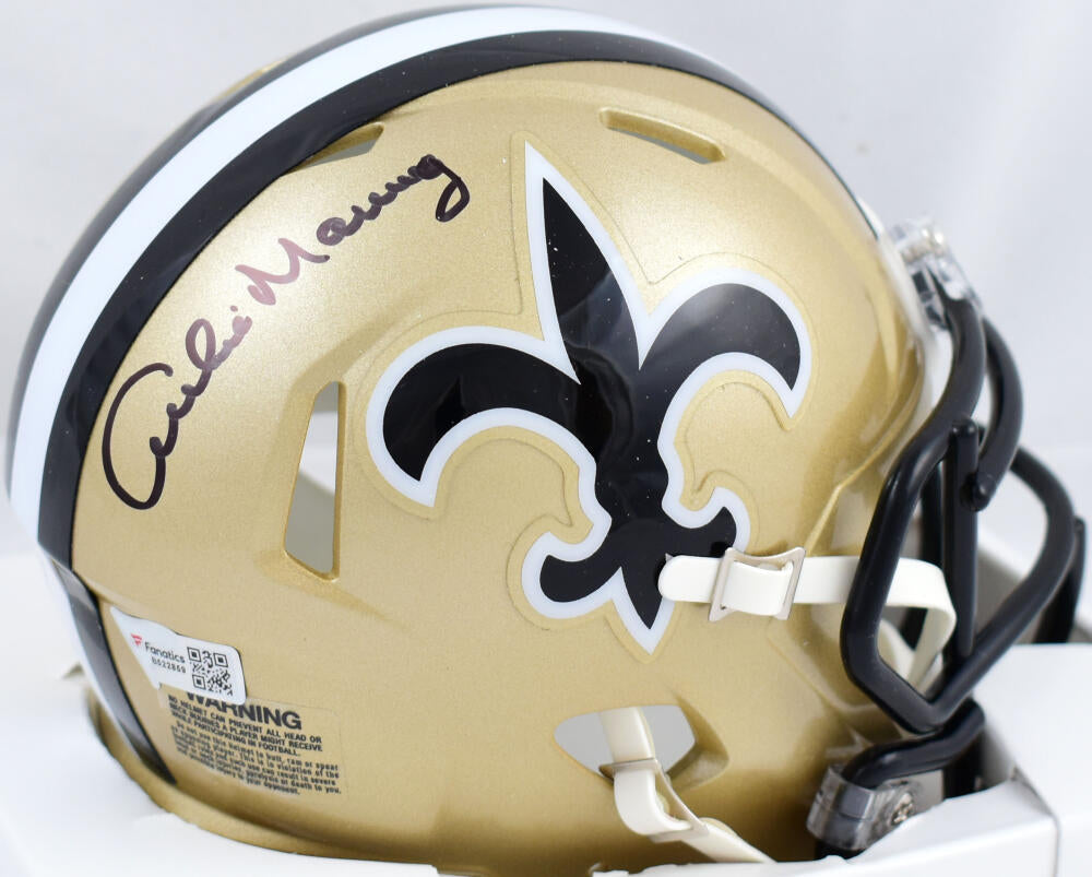 Archie Manning New Orleans Saints Autographed Riddell Speed Mini Helmet