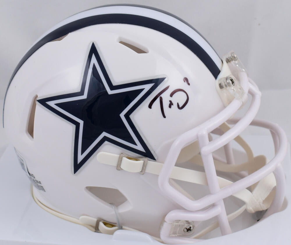 Trevon Diggs Autographed Dallas Cowboys Speed Alt 2022 Mini Helmet- Be –  The Jersey Source