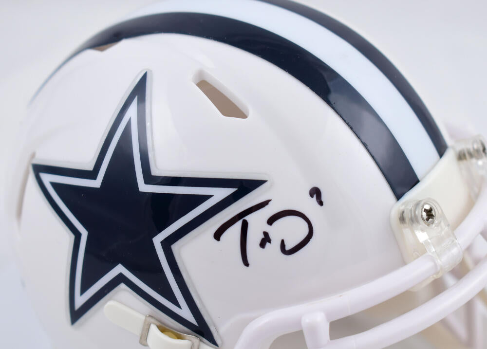 Dallas Cowboys 2022 Salute To Service Riddell Mini Speed Helmet