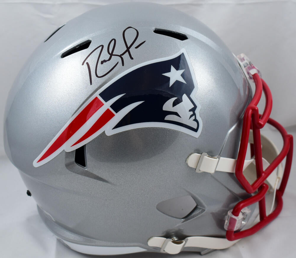 Randy Moss Signed Patriots Flash Alternate Speed Mini Helmet