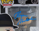Roger Staubach Signed Dallas Cowboys Funko Pop Figurine 87- Beckett W Hologram *Blue Image 2