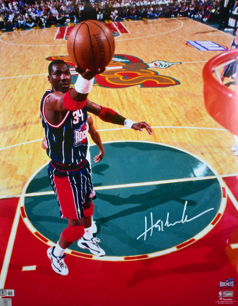 Hakeem Olajuwon Houston Rockets Autographed Fanatics Authentic