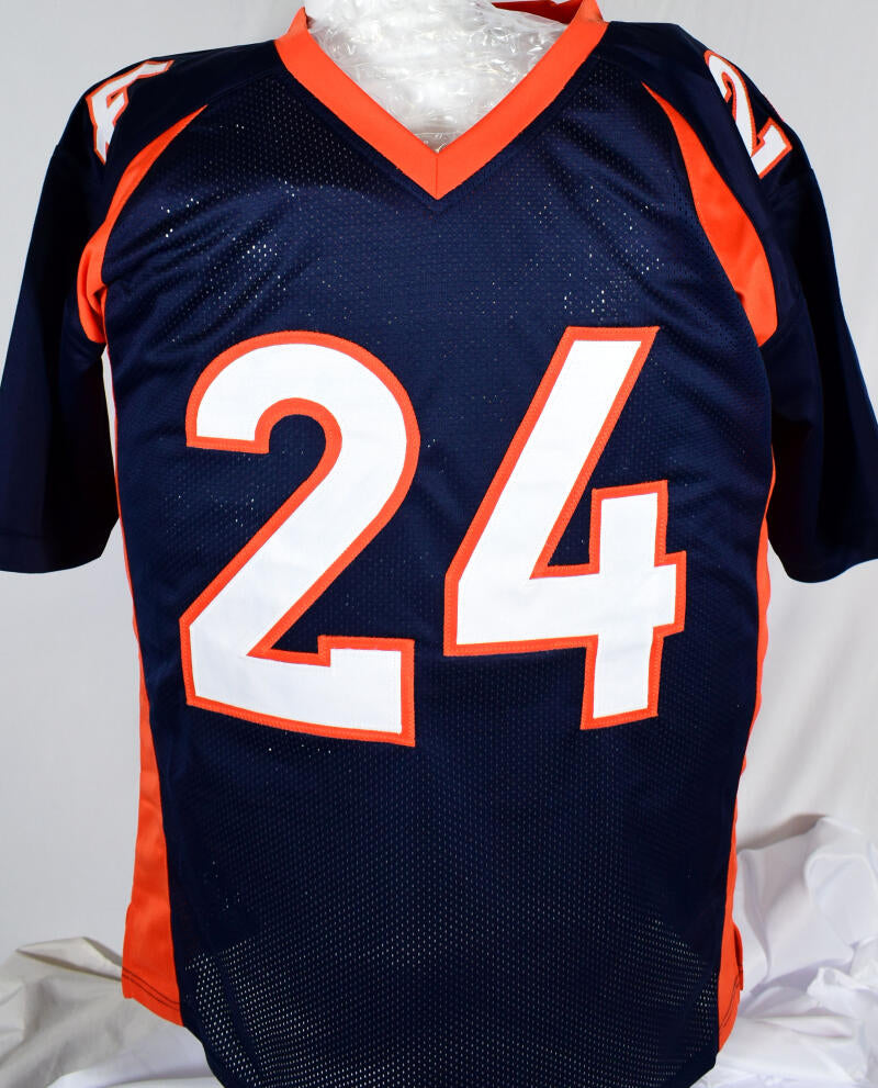 Champ Bailey Autographed Blue Pro Style STAT Jersey #2-Beckett W Holog –  The Jersey Source