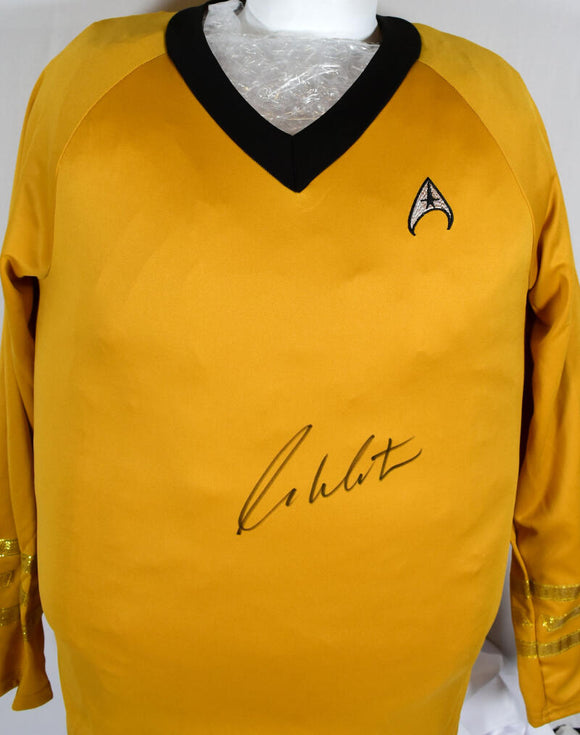William Shatner Signed Star Trek Captain Kirk Enterprise Costume- Beckett W Hologram *Black Image 1