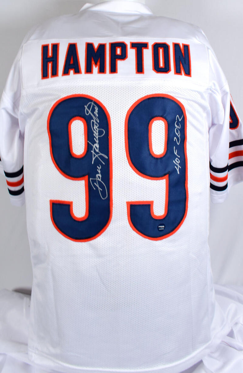 Buy the HOF Dan Hampton Signed/Inscribed Chicago Bears Jersey