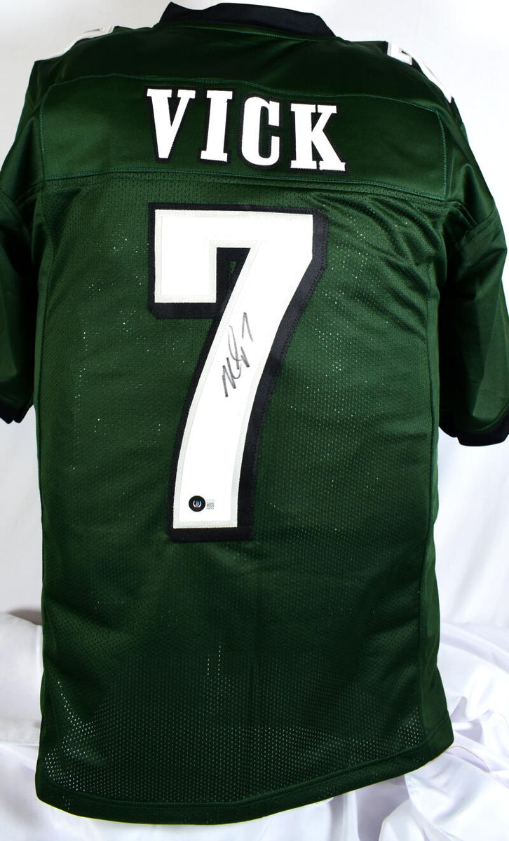 Michael Vick Autographed White Pro Style Jersey - Beckett W Hologram * –  The Jersey Source