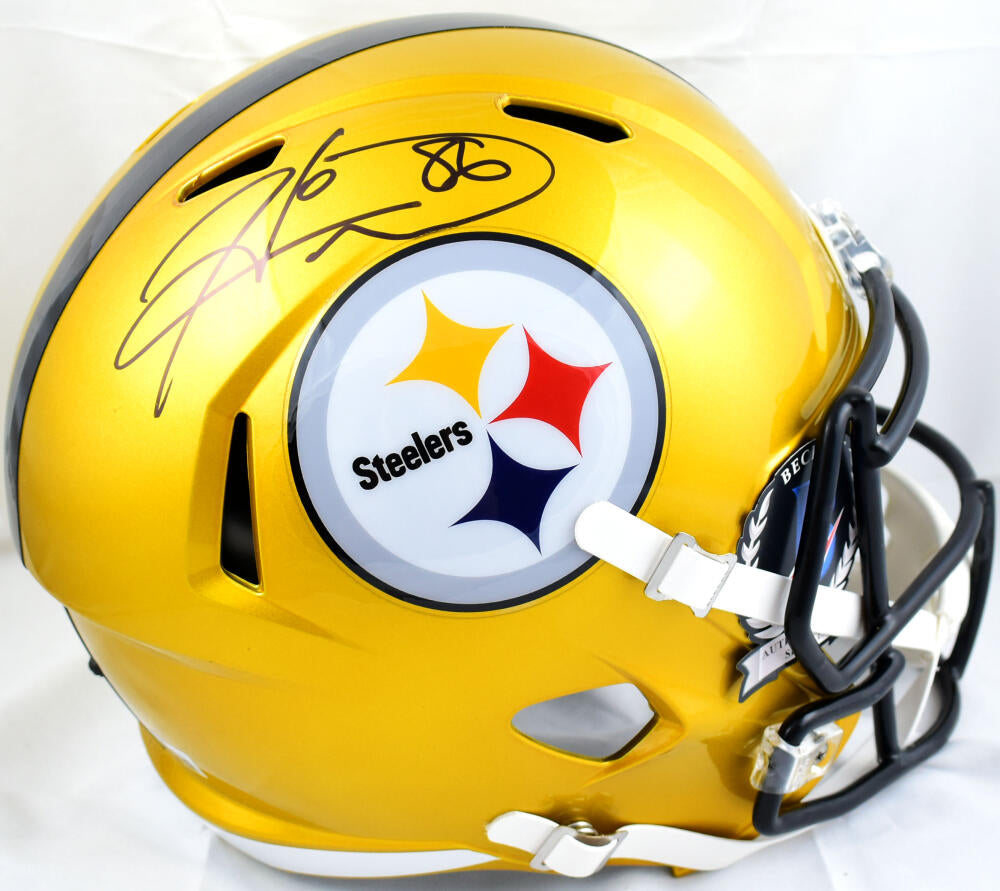 Hines Ward Autographed Pittsburgh Steelers Flash Speed Mini Helmet