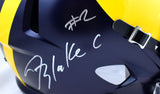 Blake Corum Autographed Michigan Wolverines F/S Speed Helmet- JSA W  *Silver Image 2