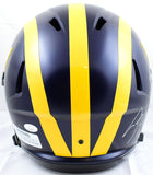 Blake Corum Autographed Michigan Wolverines F/S Speed Helmet- JSA W  *Silver Image 3