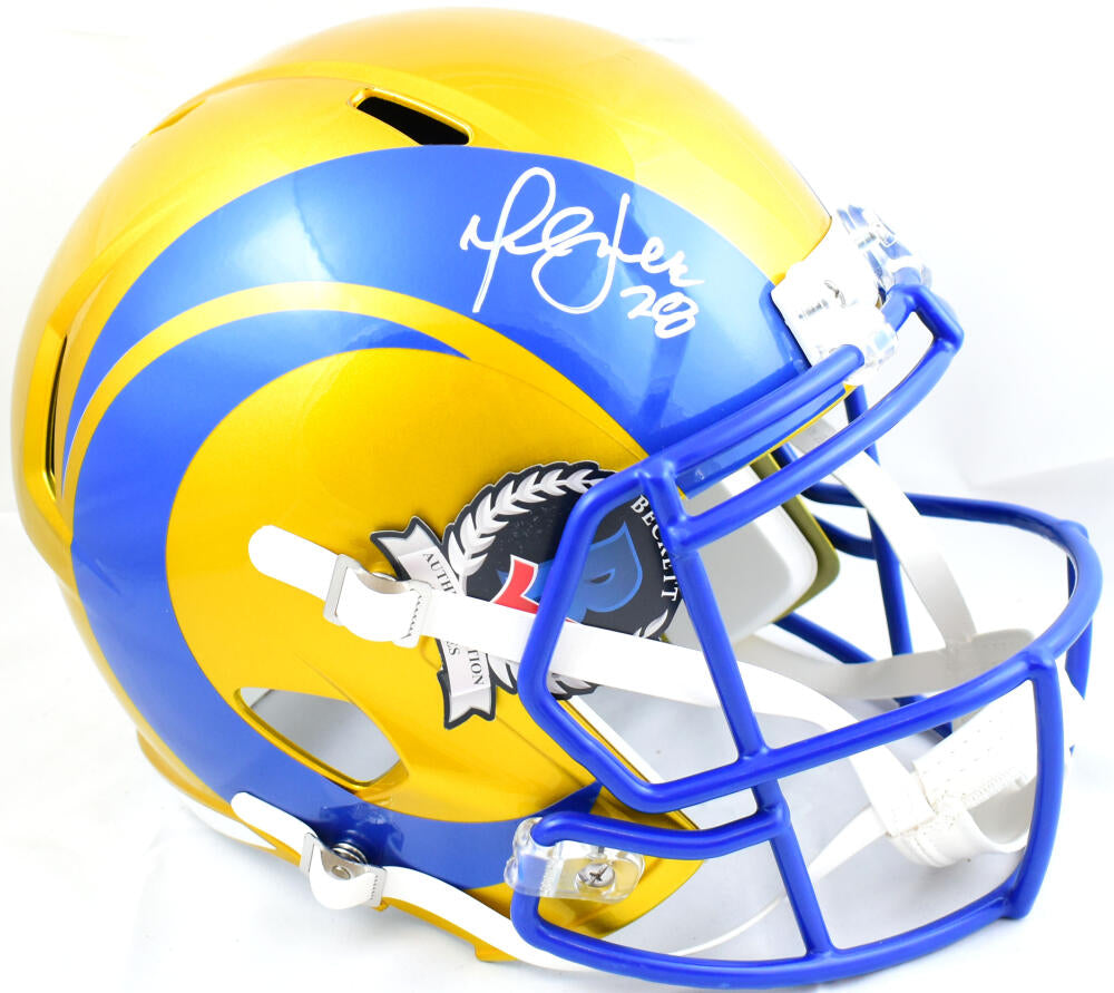 Marshall Faulk Los Angeles Rams Signed LA Rams Full-sized 2020