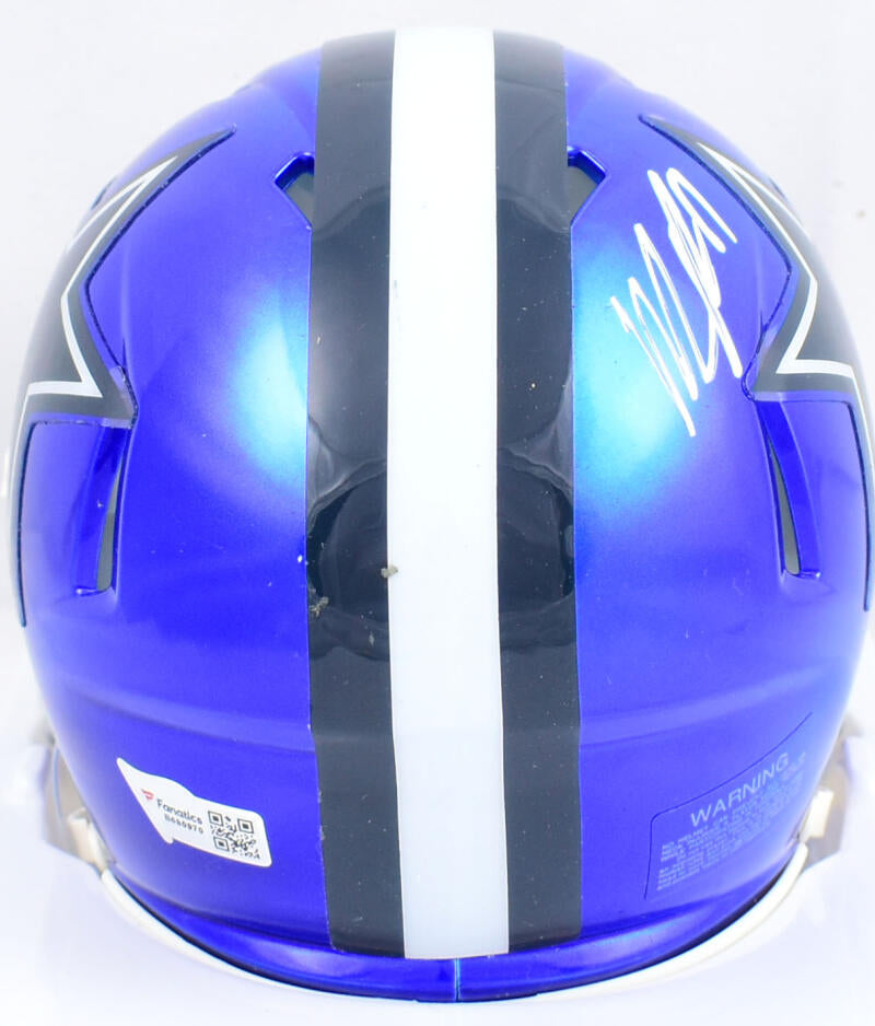 Micah Parsons Signed Dallas Cowboys Speed Flash NFL Mini Helmet