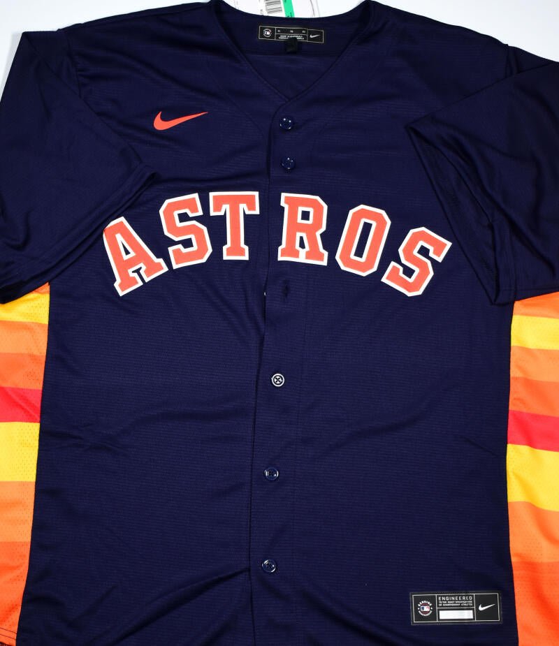 Houston Astros Jose Altuve Autographed White Nike Jersey Size XL
