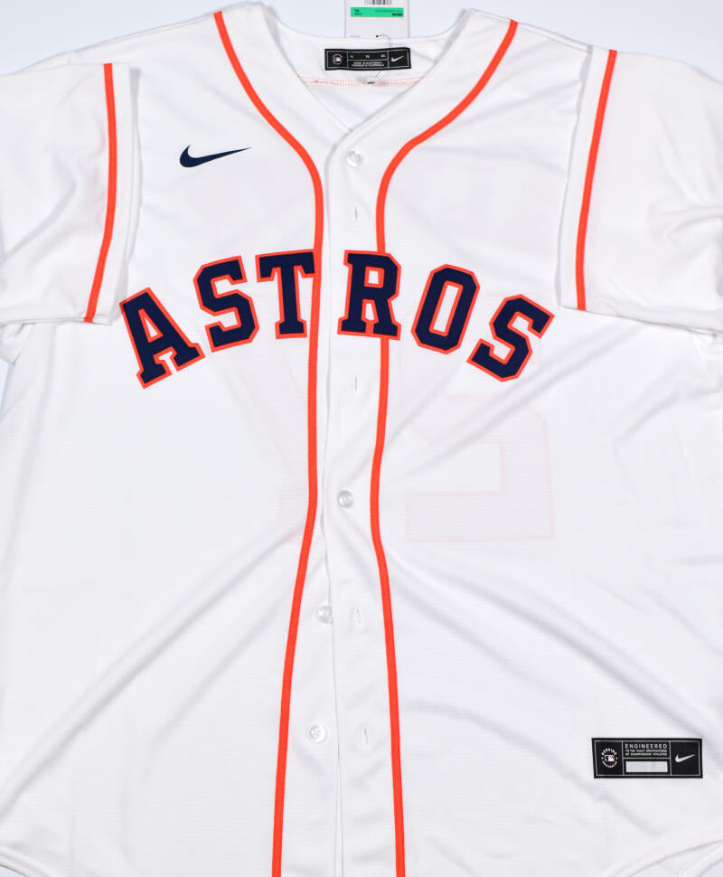 Jose Altuve Autographed Houston Astros White Nike Jersey - JSA W *Silv –  The Jersey Source