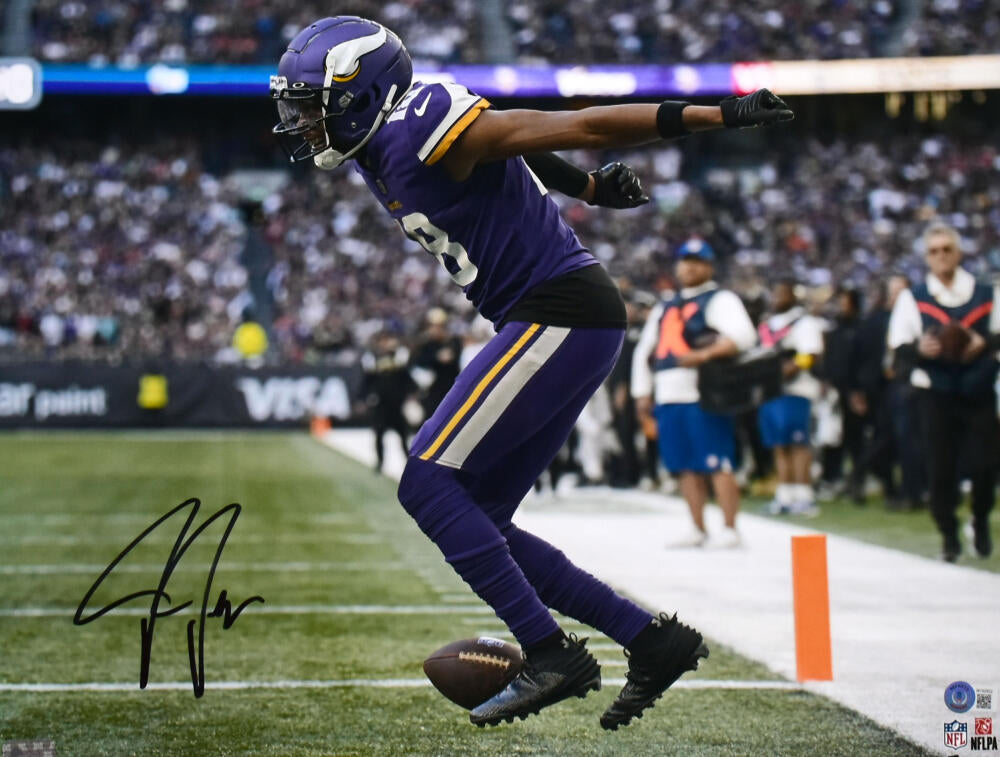 Justin Jefferson Minnesota Vikings Fanatics Authentic Autographed