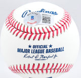 Rickey Henderson Autographed Rawlings OML Baseball w/ HOF - Beckett W Hologram  *Blue Image 2