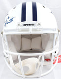 Dak Prescott Autographed Dallas Cowboys F/S ALT 2002 Speed Authentic Helmet-Beckett W Hologram *Blue Image 4