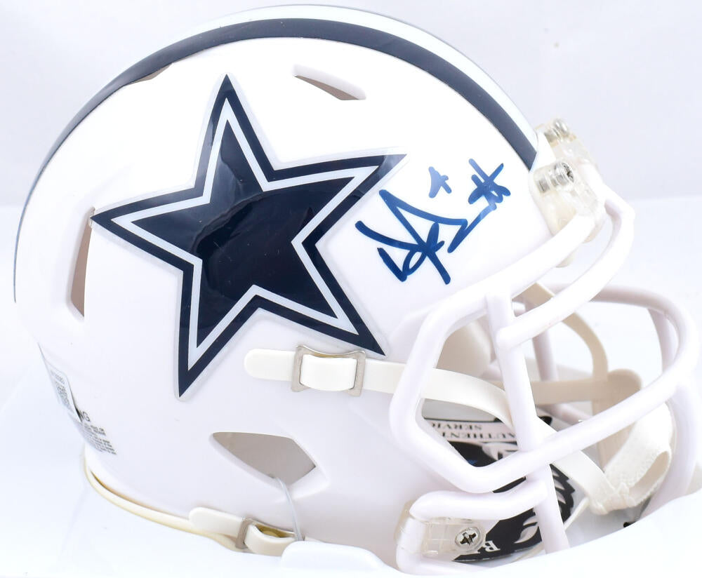 Dak Prescott Autographed Dallas Cowboys ALT 2022 Speed Mini Helmet - B –  The Jersey Source