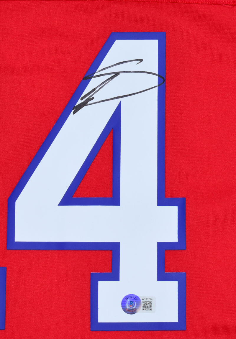 Stefon Diggs Signed Buffalo Bills Nike Game Player Red Jersey — TSE Buffalo