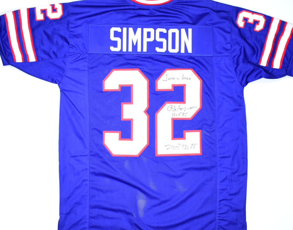 OJ SIMPSON CUSTOM BUFFALO BILLS JERSEY THE JUICE 2