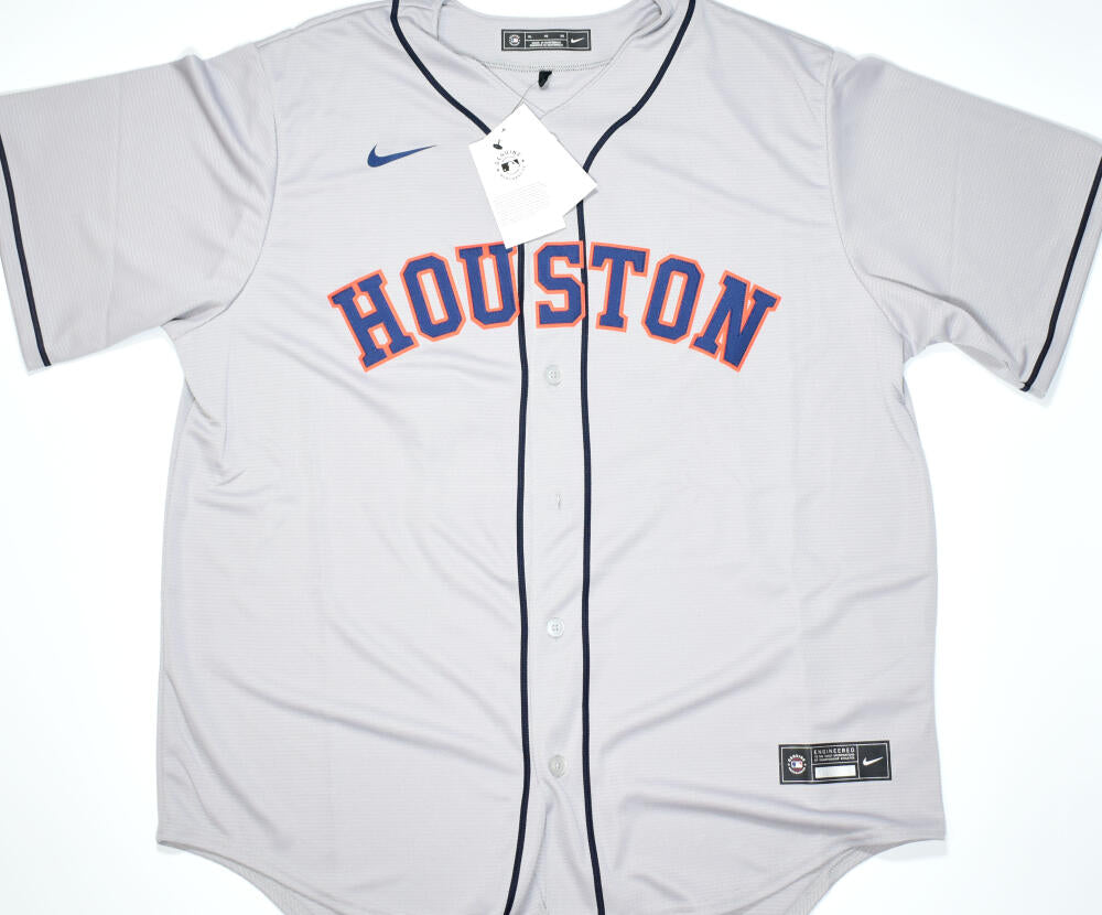 Shop Jose Altuve Houston Astros Autographed White Nike Jersey Size XL