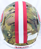 Joe Montana Autographed San Francisco 49ers F/S Camo Speed Authentic Helmet - Fanatics *White Image 3