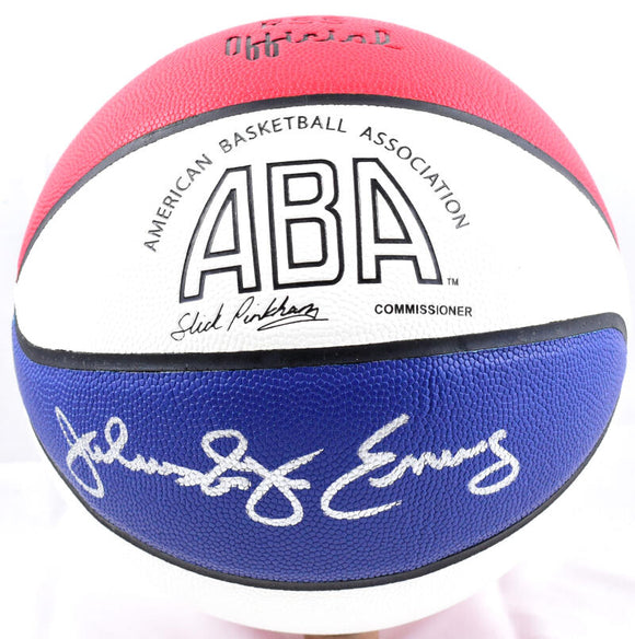 Julius Erving Autographed ABA Basketball- Beckett W Hologram *Silver Image 1