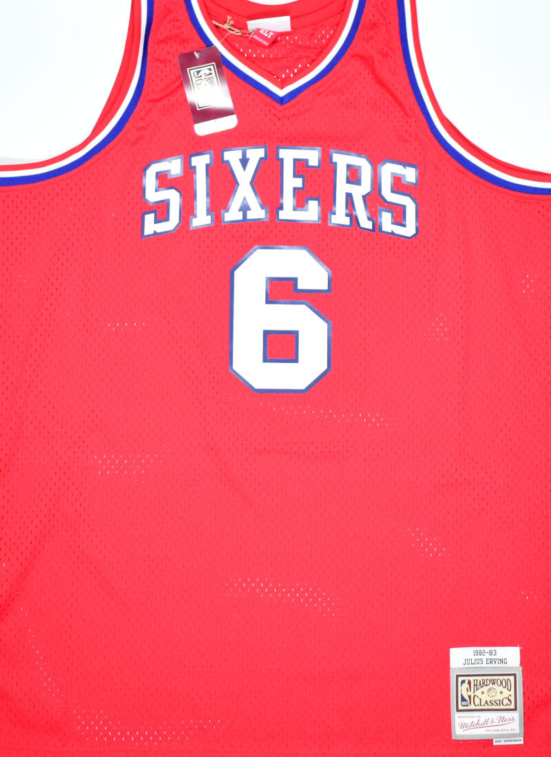 julius erving jersey mitchell and ness