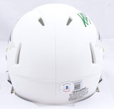 A.J. Brown Autographed Philadelphia Eagles Flat White Speed Mini Helmet-Beckett W Hologram *Green Image 3