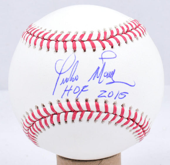 Pedro Martinez Autographed Rawlings OML Baseball w/HOF - Beckett W Hologram *Blue Image 1