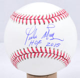 Pedro Martinez Autographed Rawlings OML Baseball w/HOF - Beckett W Hologram *Blue Image 1